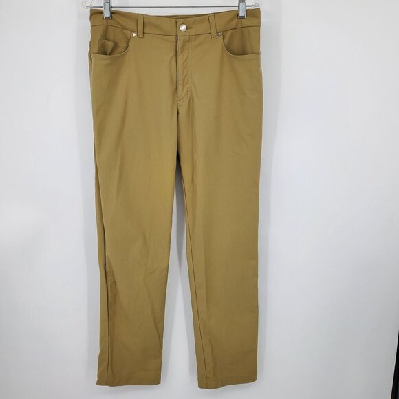 VRST Men's Performance Khaki Chino Gold Everyday Style Pants 32x32 - Picture 1 of 11